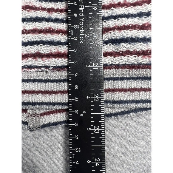 FREE PEOPLE little ann boxy striped oversized boho sweater small comfy‎ soft XS - Picture 8 of 9